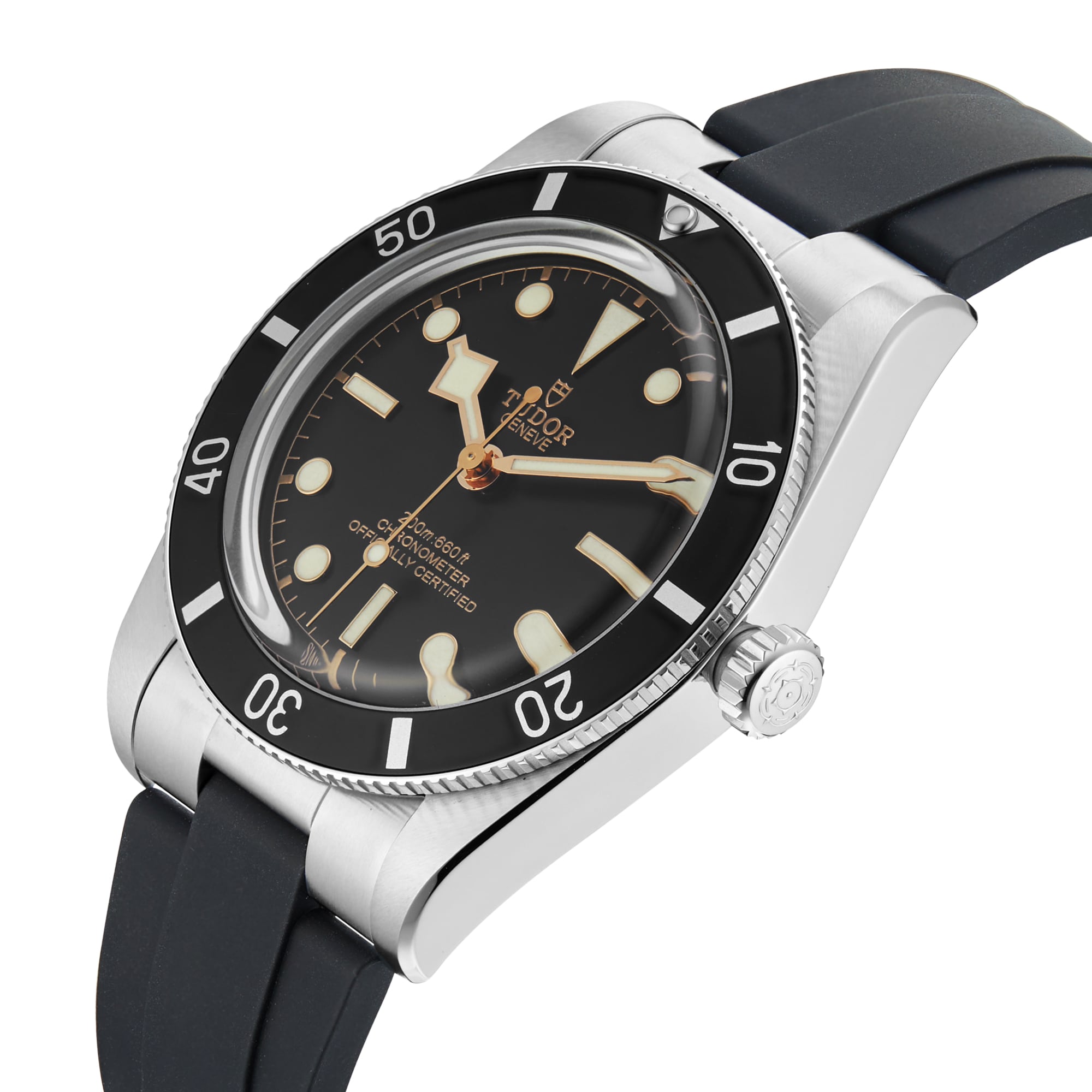 Tudor Black Bay 54 Manufacture Calibre MT5400 (COSC) 37mm Steel Case Black Rubber Strap
