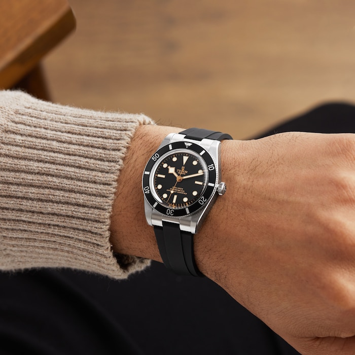 Tudor Black Bay 54 Manufacture Calibre MT5400 (COSC) 37mm Steel Case Black Rubber Strap