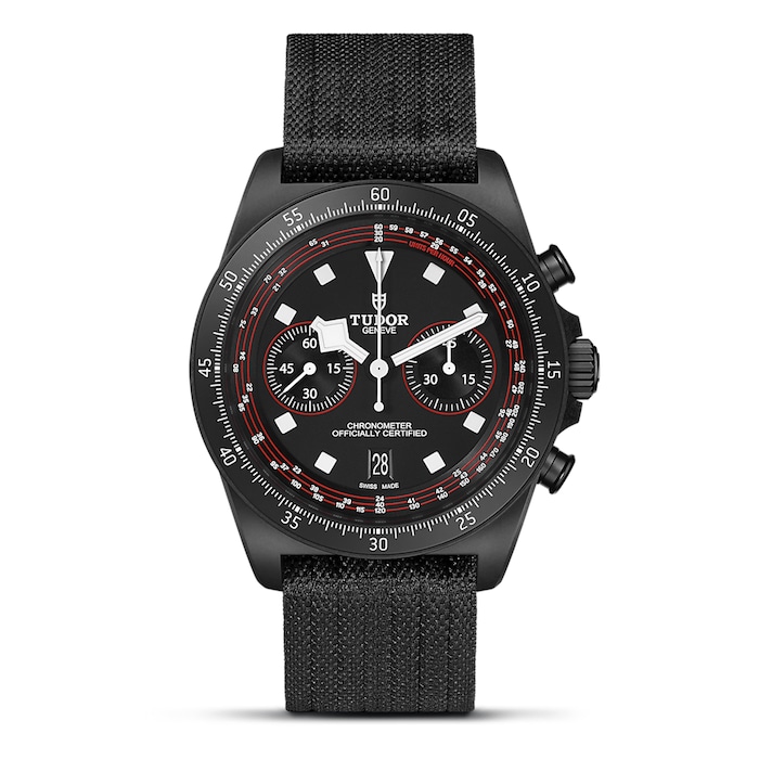 Tudor Pelagos FXD Chrono "Cycling Edition" 43mm black carbon composite case black fabric strap