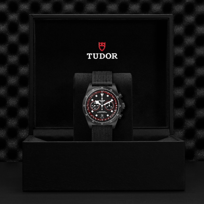 Tudor Pelagos FXD Chrono "Cycling Edition" 43mm black carbon composite case black fabric strap