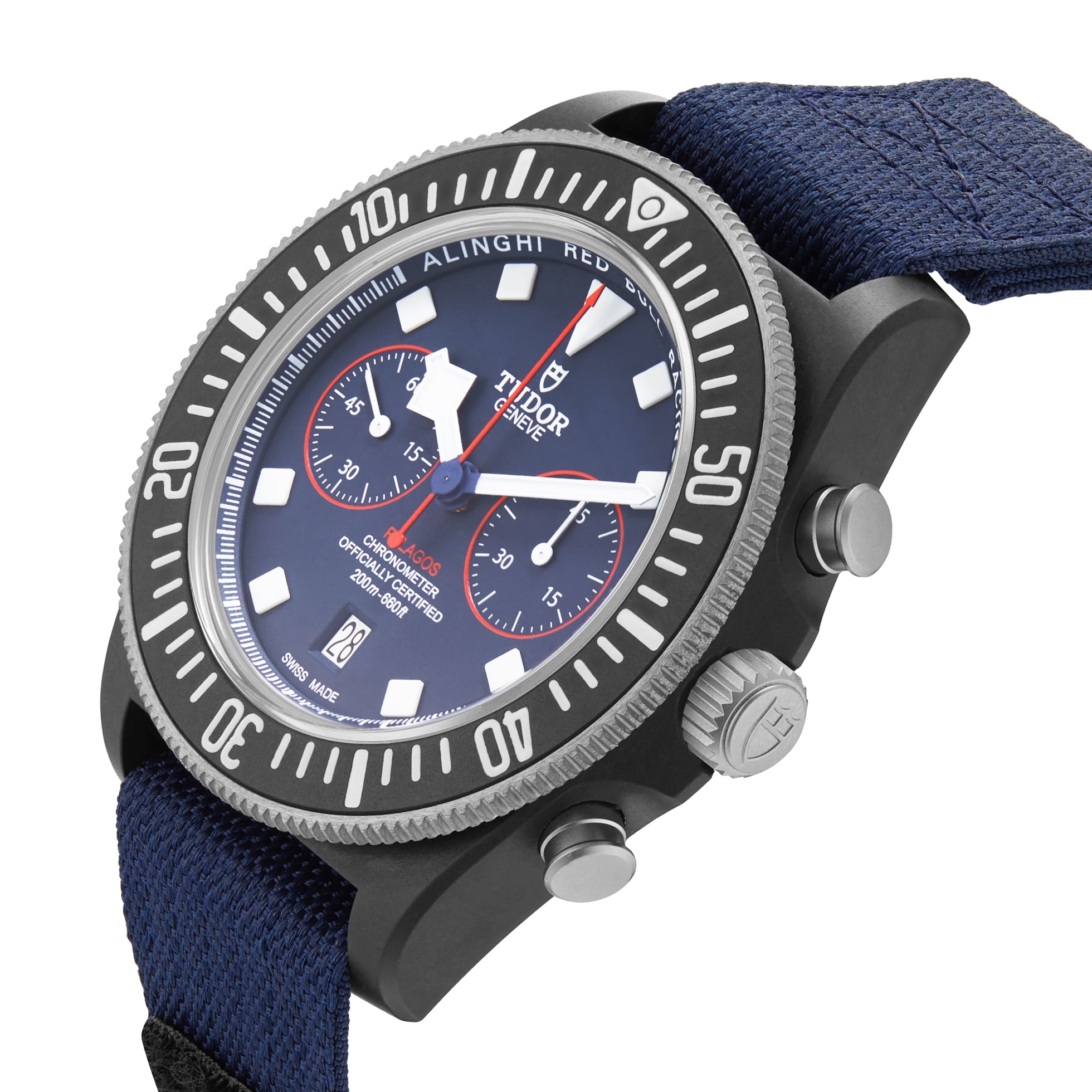 Tudor Pelagos FXD Chrono Alinghi Red Bull Racing Edition 43mm Watch Tudor Pelagos FXD Chrono Alinghi Red Bull Racing Edition 43mm Watch