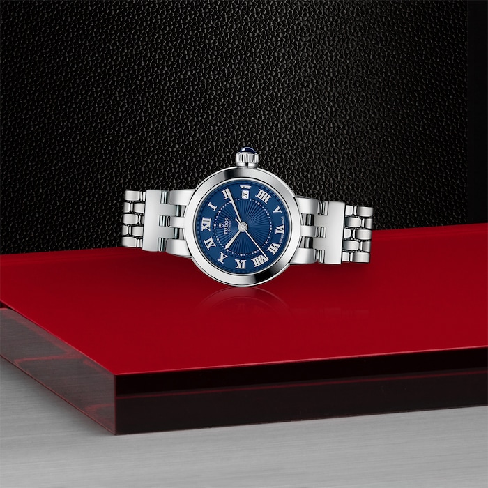 Tudor Clair de Rose 26mm steel case blue dial