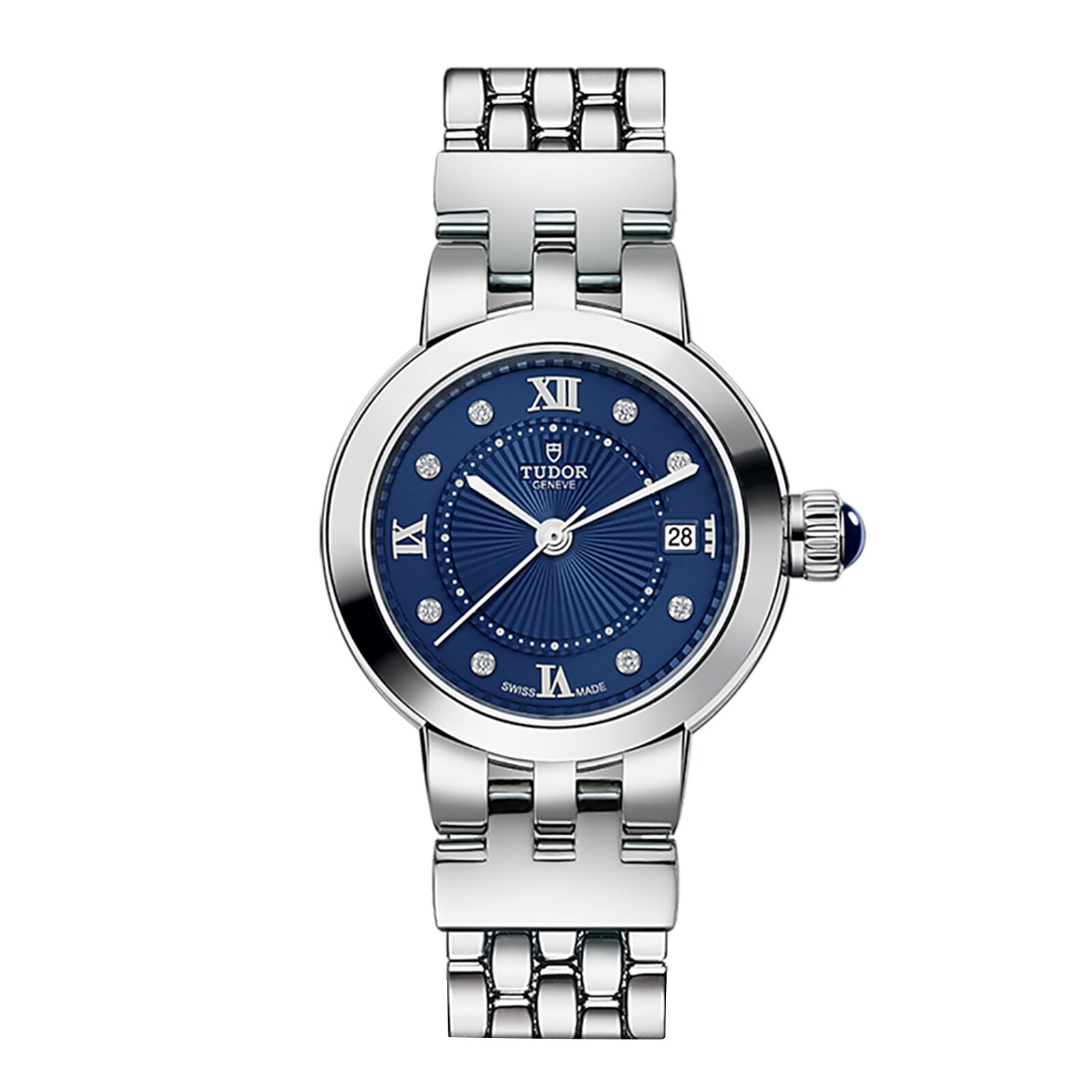 Tudor Clair de Rose 26mm steel case diamond-set dial Tudor Clair de Rose 26mm steel case diamond-set dial