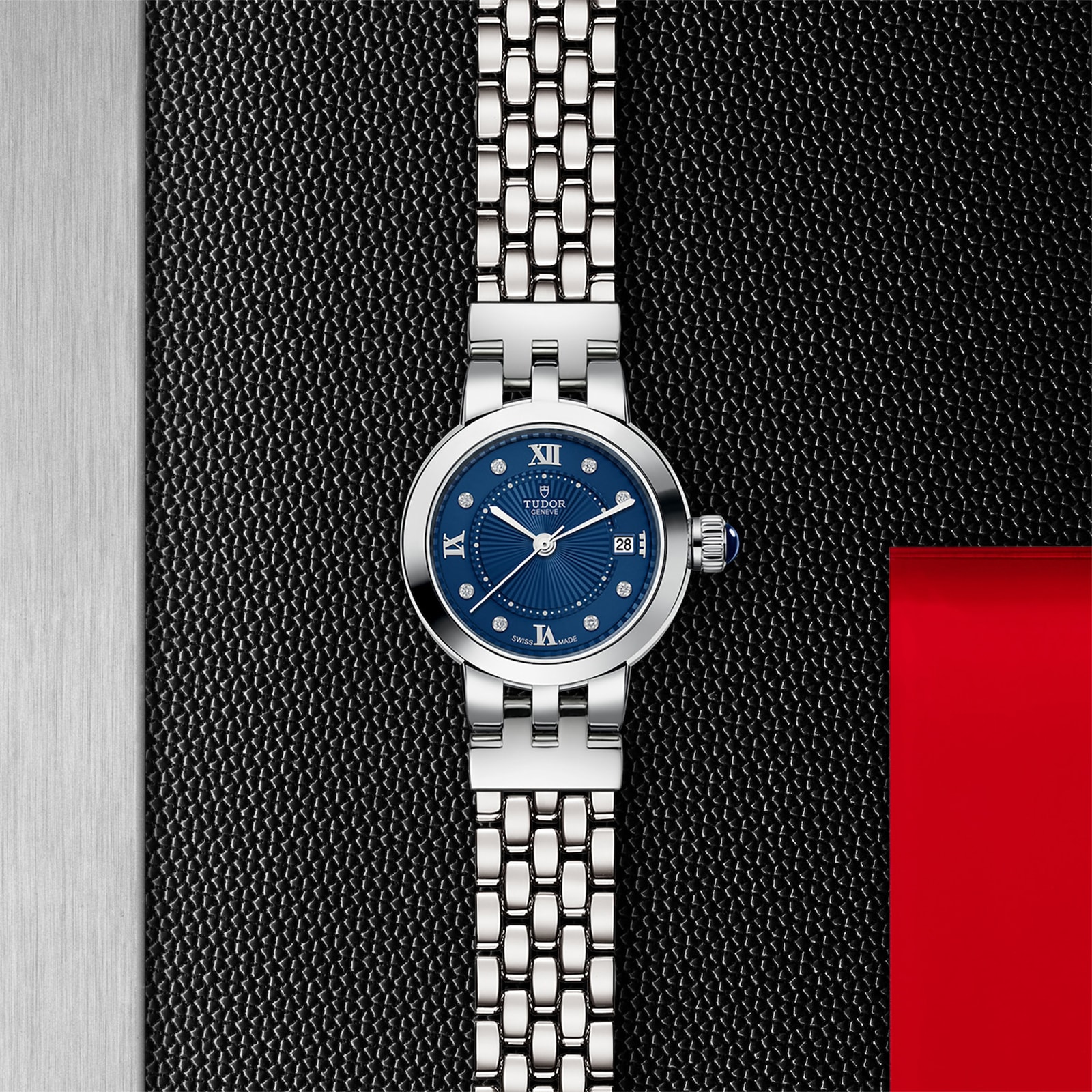 Tudor Clair de Rose 26mm steel case diamond-set dial Tudor Clair de Rose 26mm steel case diamond-set dial
