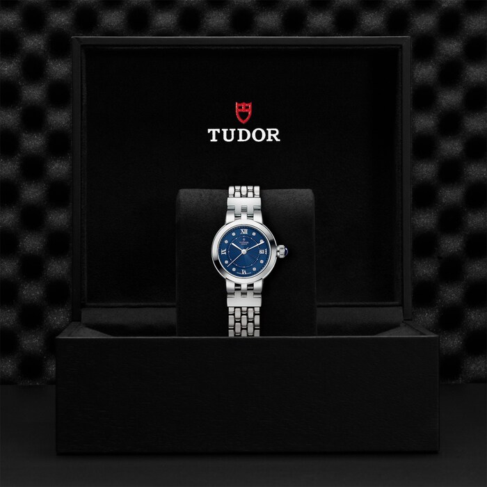 Tudor Clair de Rose 26mm steel case diamond-set dial