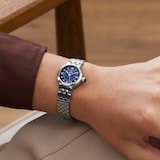 Tudor Clair de Rose 26mm steel case diamond-set dial