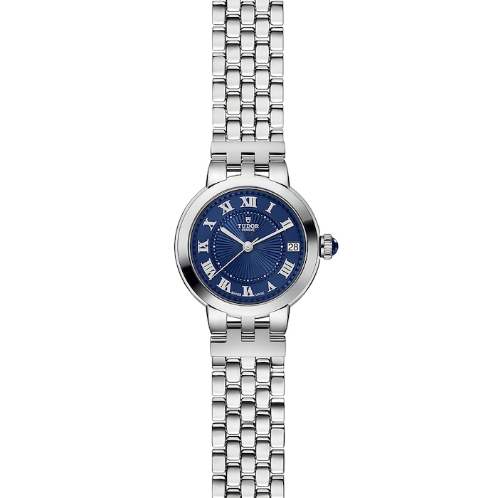 Tudor Clair de Rose 34mm steel case blue dial