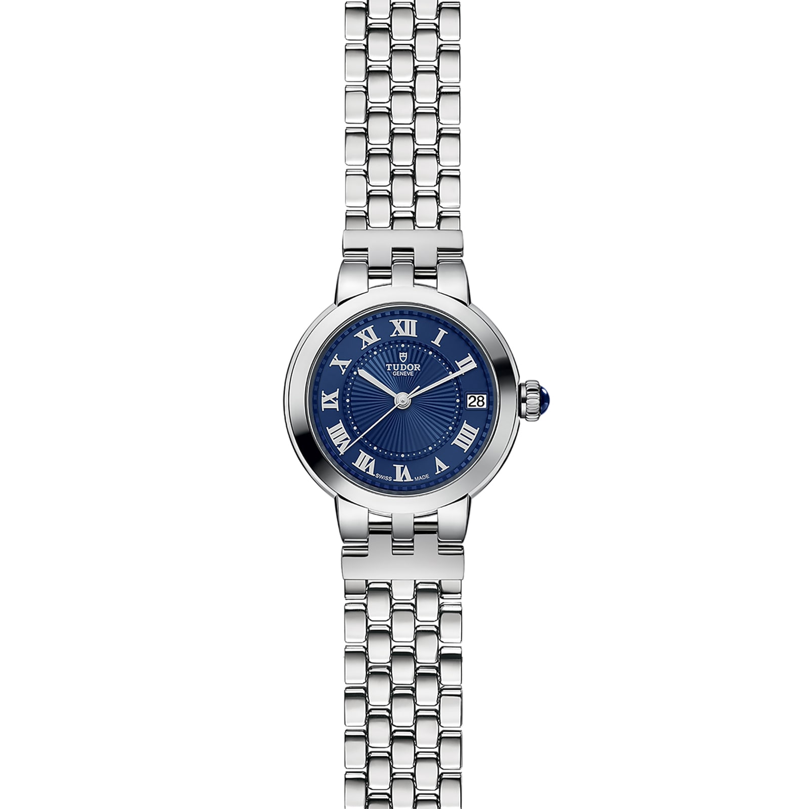 Tudor Clair de Rose 34mm steel case blue dial