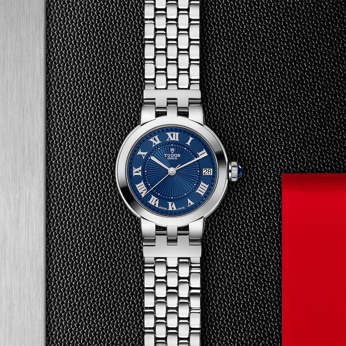 Tudor Clair de Rose 34mm steel case blue dial