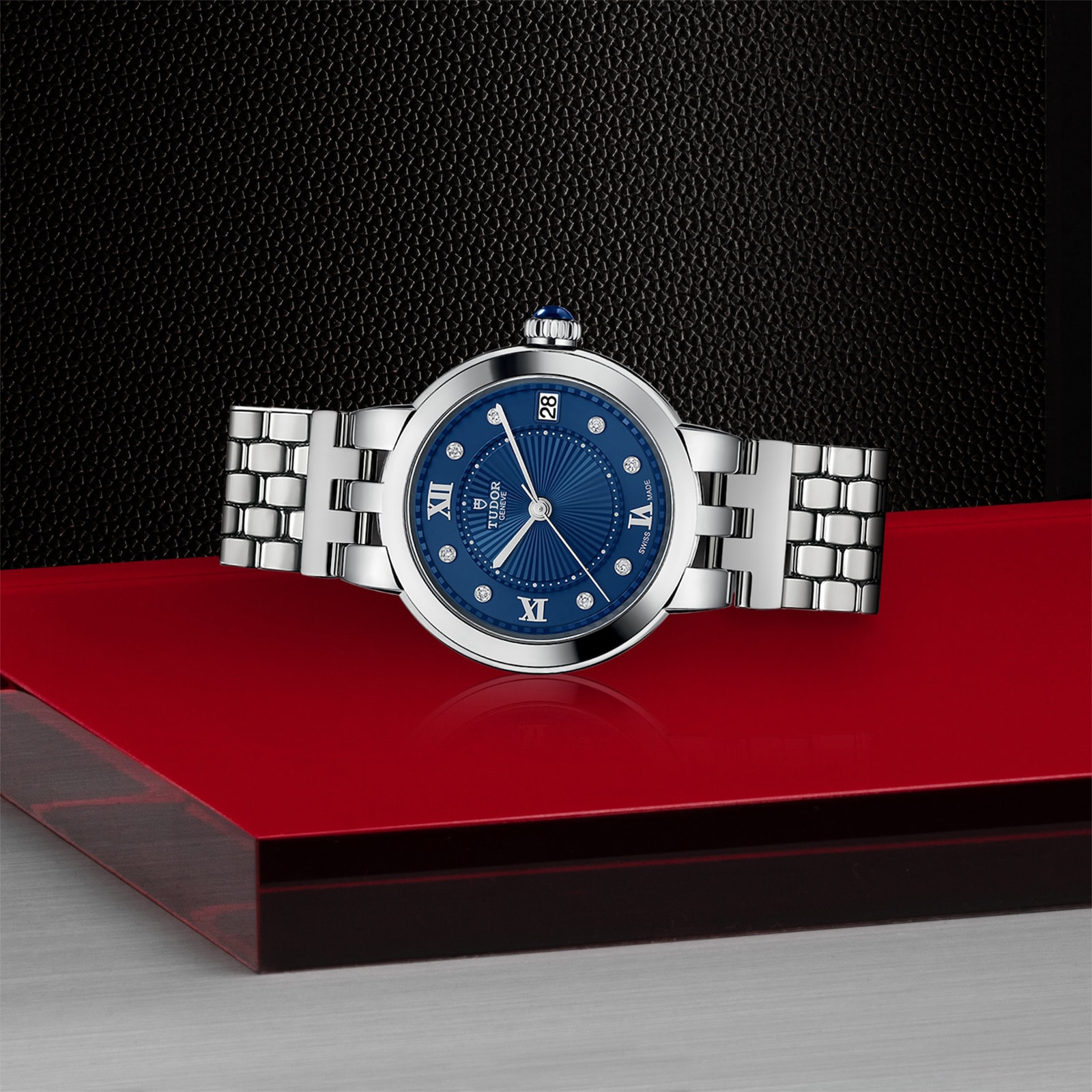 Tudor Clair de Rose 34mm steel case diamond-set dial Tudor Clair de Rose 34mm steel case diamond-set dial
