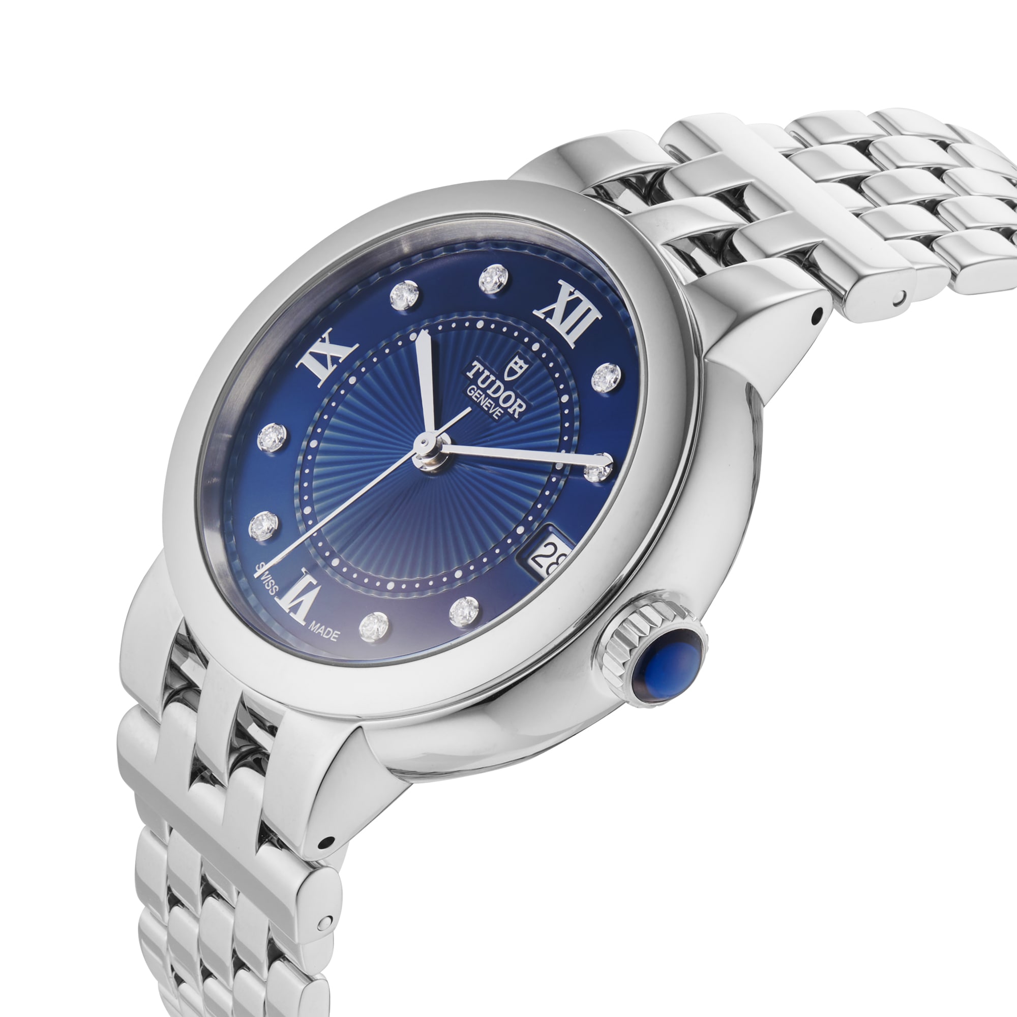 Tudor Clair de Rose 34mm steel case diamond-set dial Tudor Clair de Rose 34mm steel case diamond-set dial