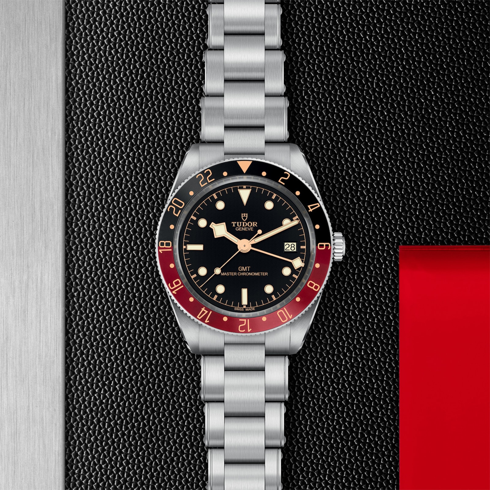 Tudor Black Bay 58 GMT 39mm black and burgundy bezel
