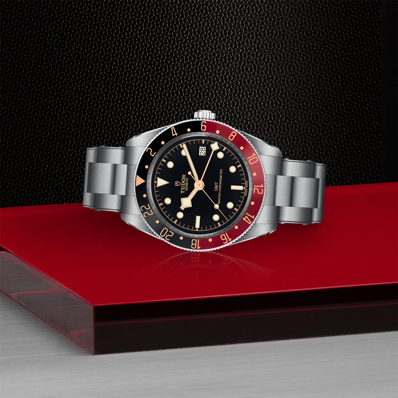 Tudor Black Bay 58 GMT 39mm black and burgundy bezel