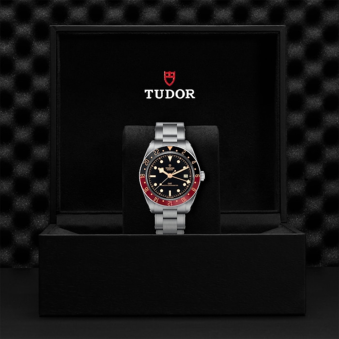 Tudor Black Bay 58 GMT 39mm black and burgundy bezel