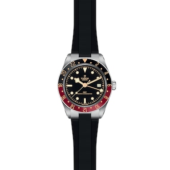Tudor Black Bay 58 GMT 39mm steel case rubber strap
