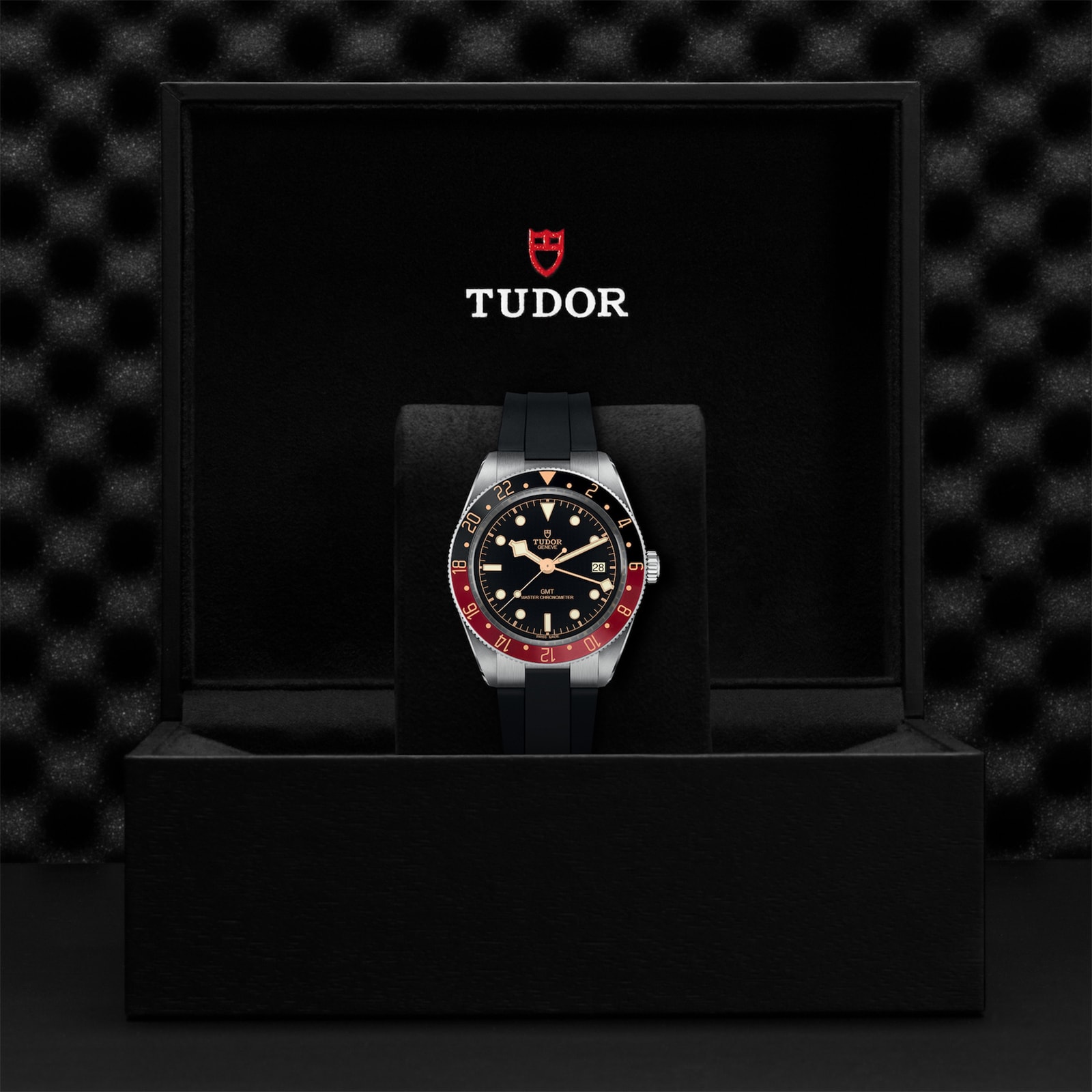 Tudor Black Bay 58 GMT 39mm steel case rubber strap