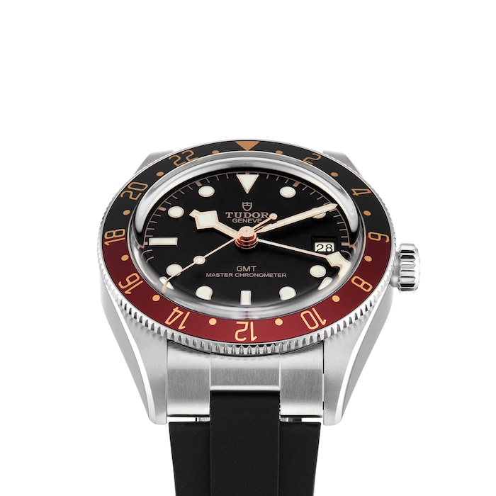 Tudor Black Bay 58 GMT 39mm steel case rubber strap