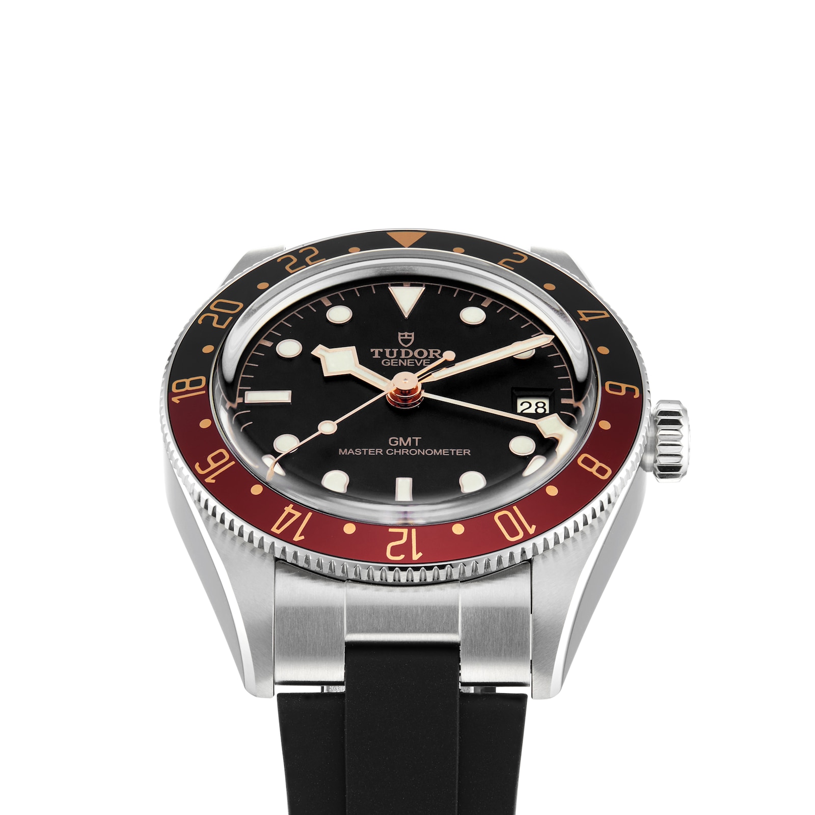 Tudor Black Bay 58 GMT 39mm steel case rubber strap