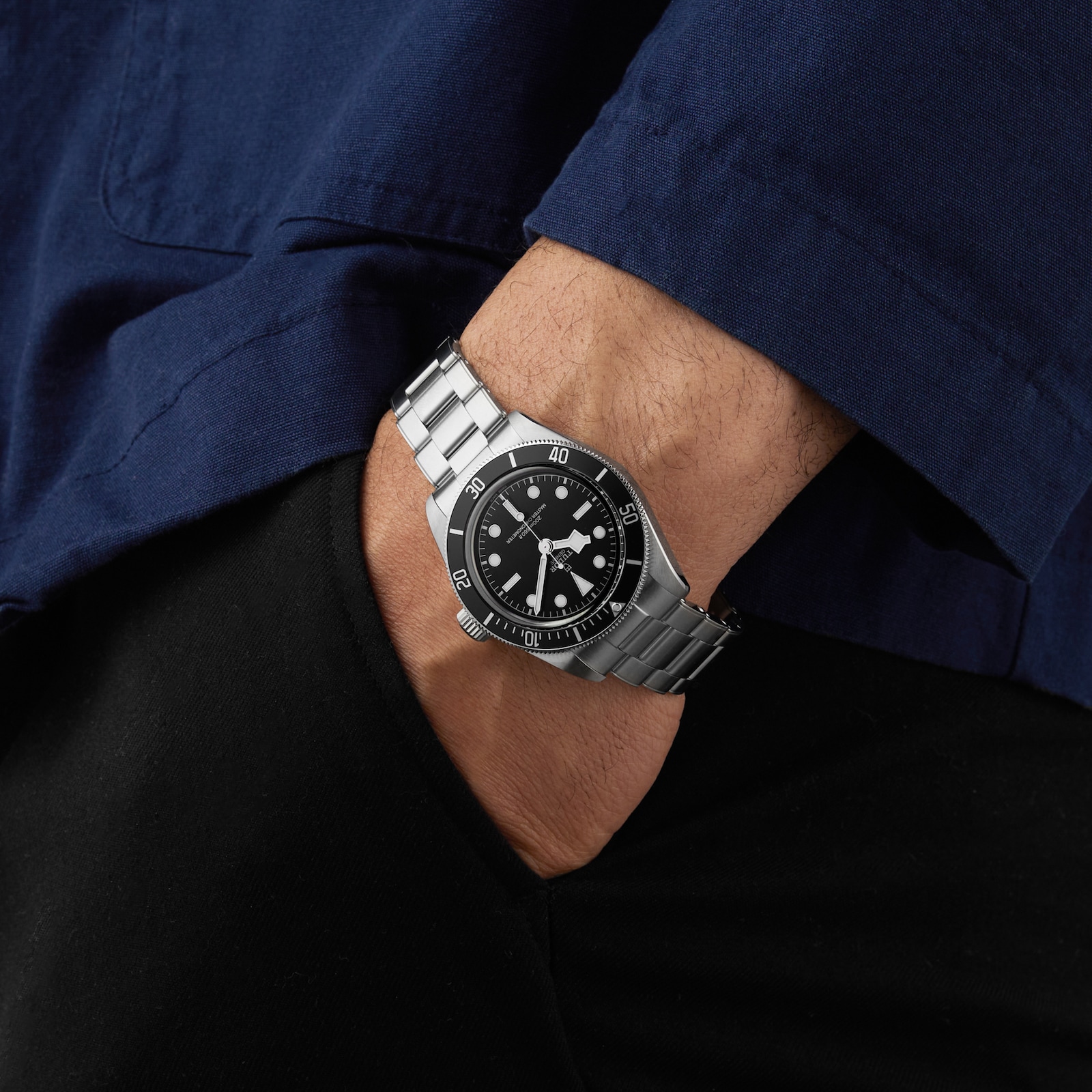 Tudor Black Bay 41mm steel case steel bracelet
