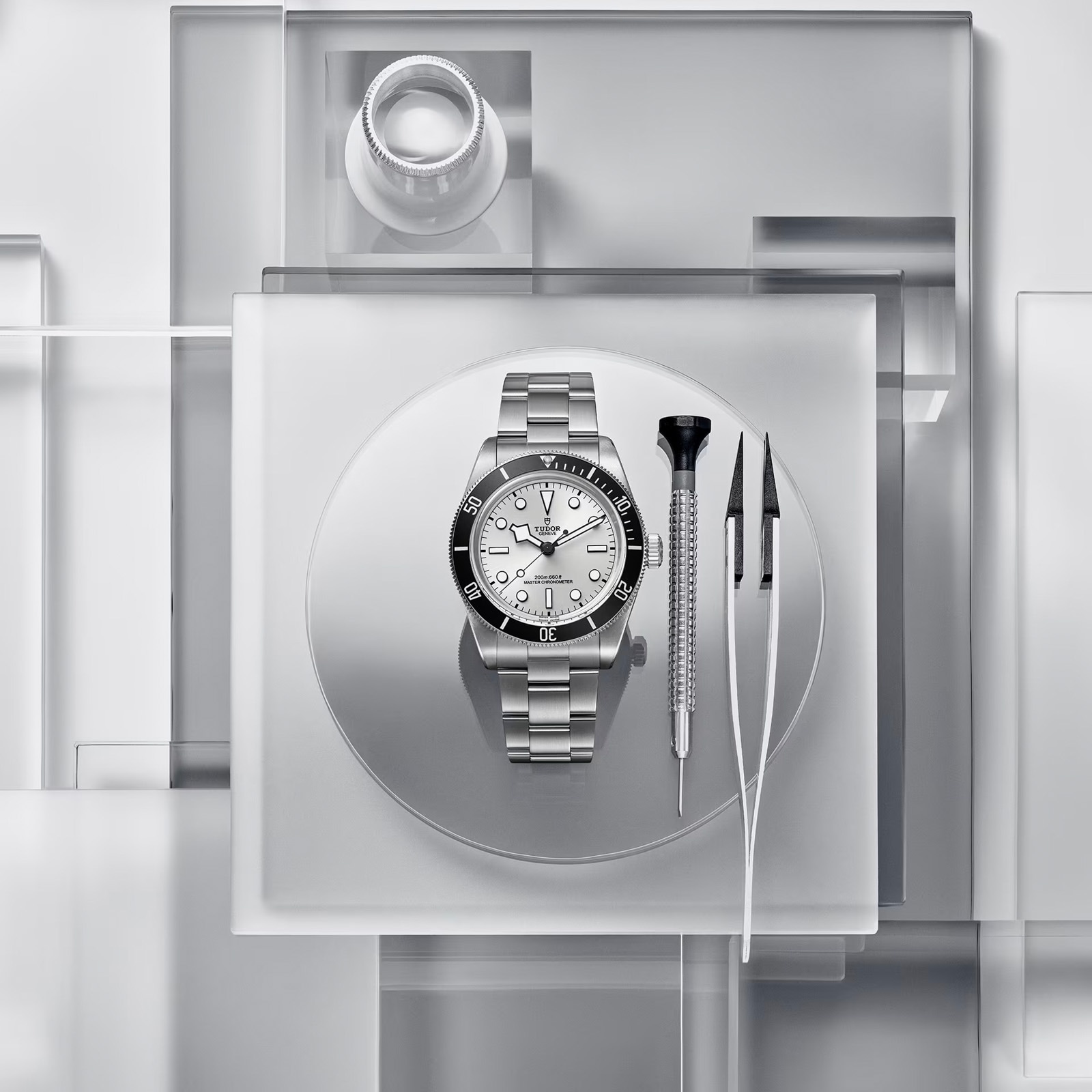 Tudor Black Bay 68 43mm Steel Case Silver Dial