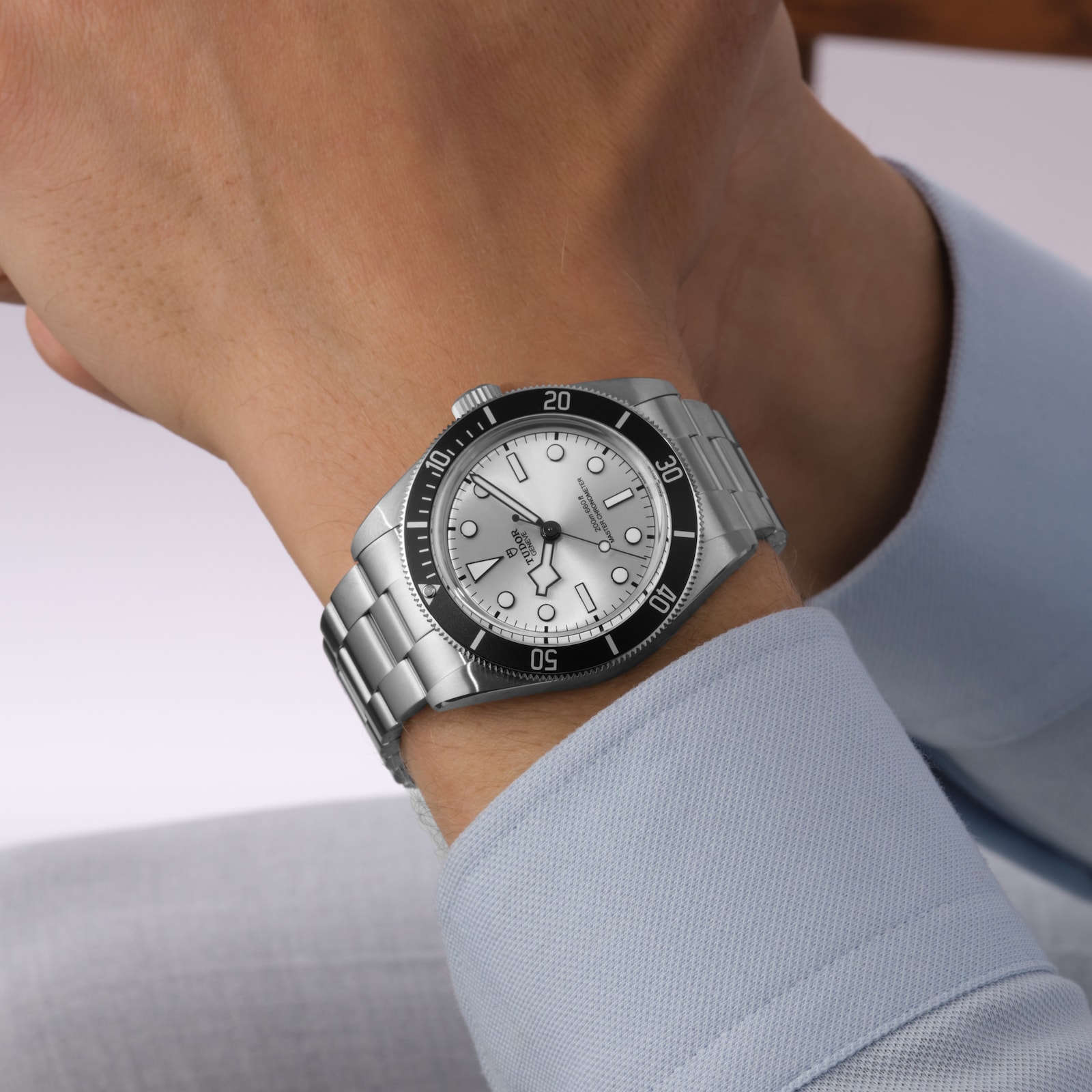 Tudor Black Bay 68 43mm Steel Case Silver Dial