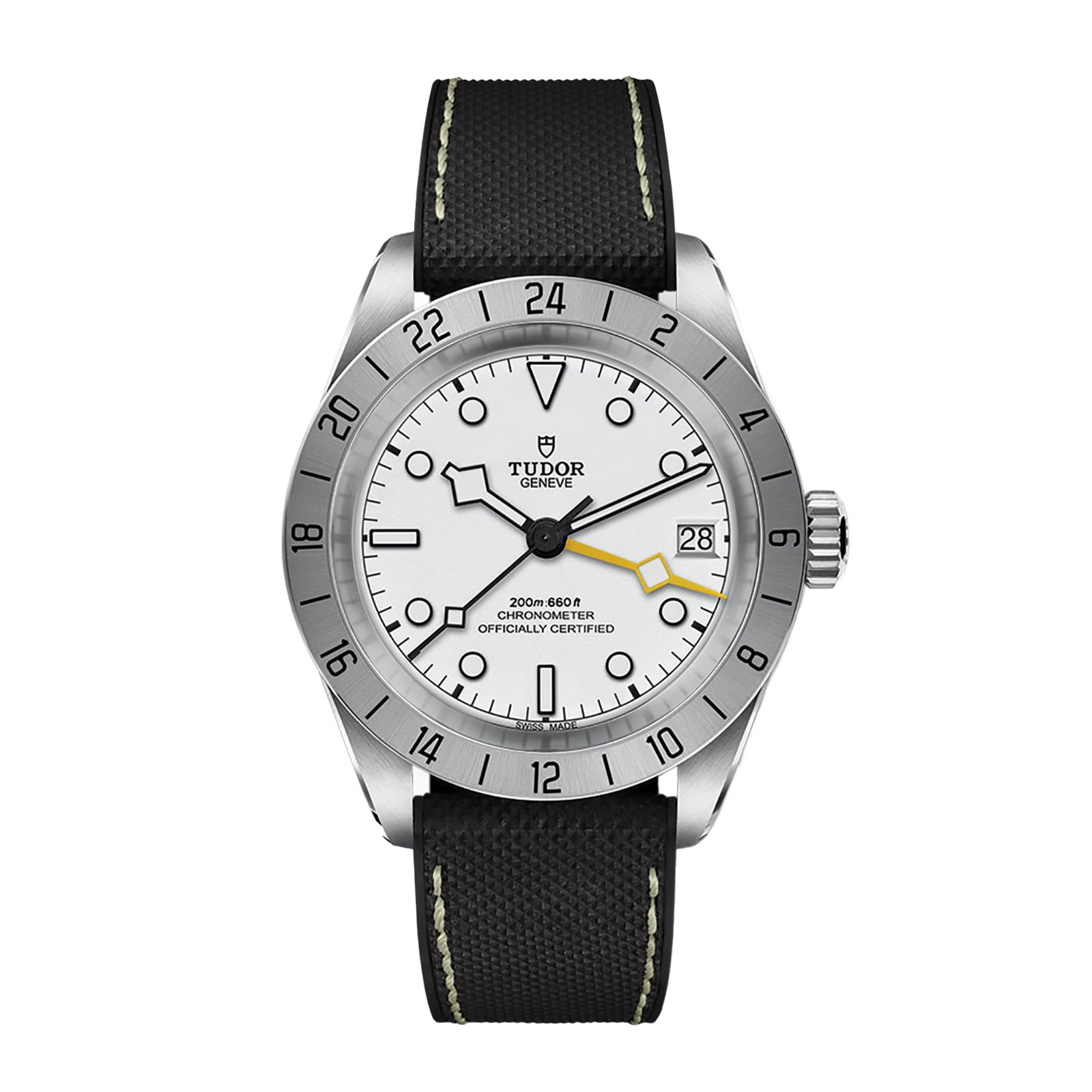 Tudor Black Bay Pro 39mm Steel Case Hybrid Rubber And Leather Strap Tudor Black Bay Pro 39mm Steel Case Hybrid Rubber And Leather Strap