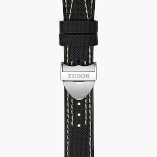 Tudor Black Bay Pro 39mm Steel Case Hybrid Rubber And Leather Strap