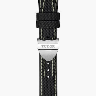 Tudor Black Bay Pro 39mm Steel Case Hybrid Rubber And Leather Strap