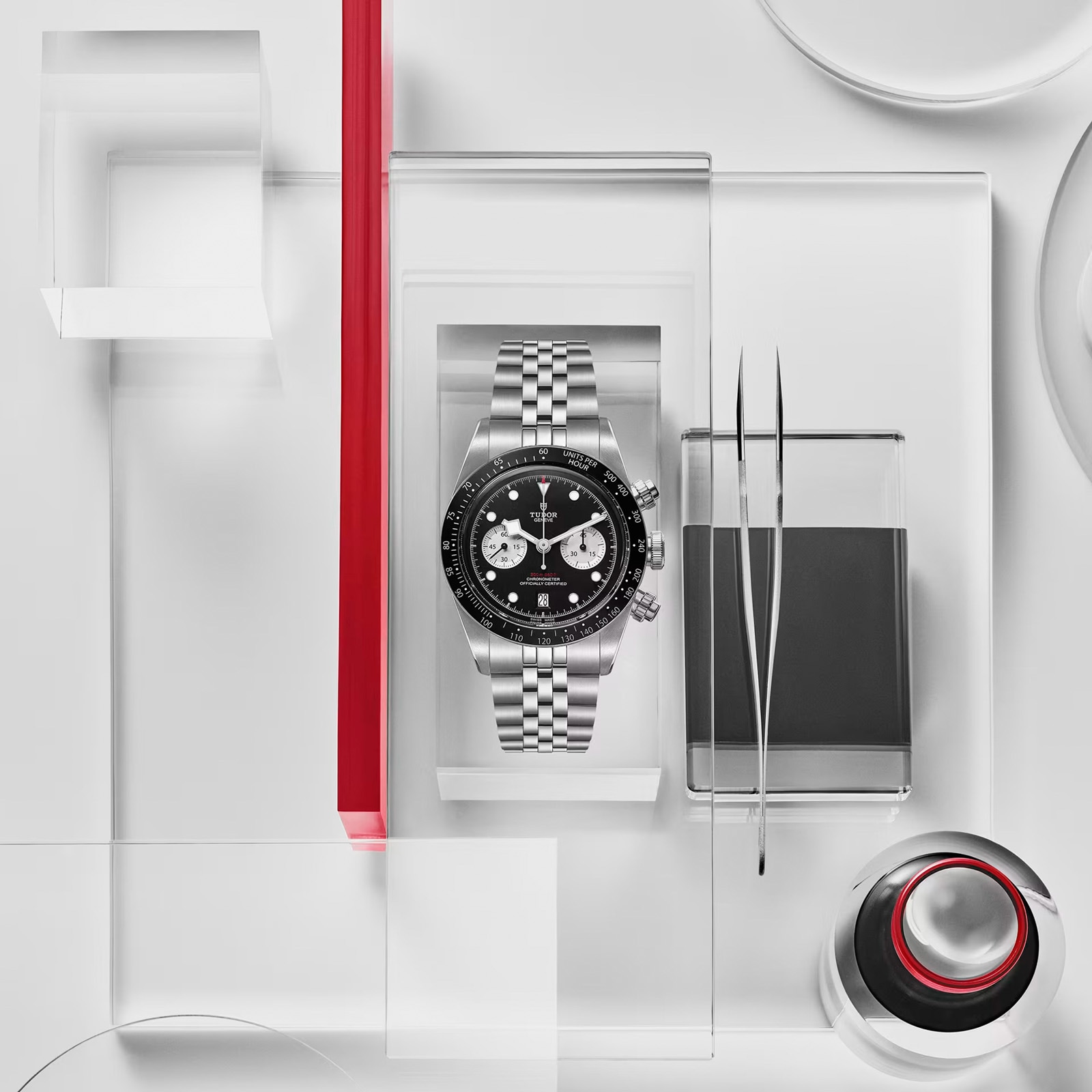 Tudor Black Bay Chrono 41mm Steel Case Steel Bracelet