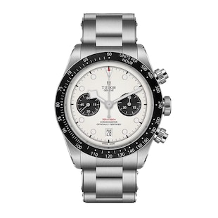 Tudor Black Bay Chrono 41mm Steel Case Steel Bracelet Opaline Dial