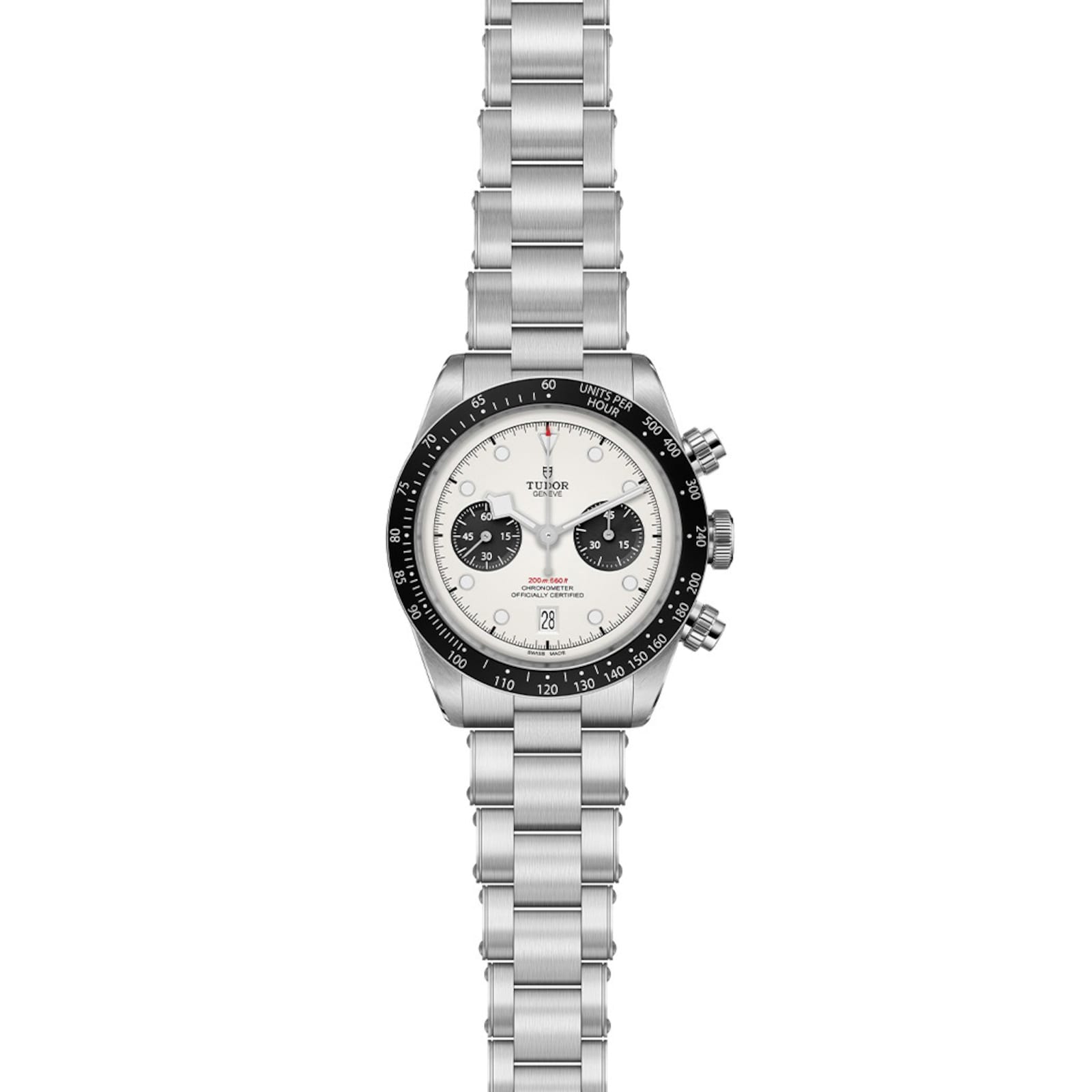 Tudor Black Bay Chrono 41mm Steel Case Steel Bracelet Opaline Dial