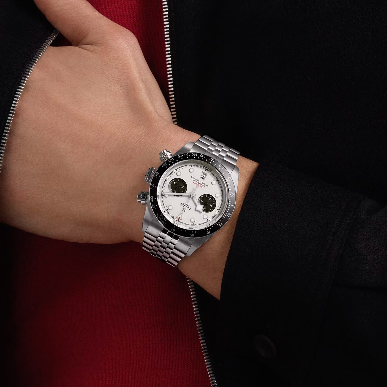 Tudor Black Bay Chrono 41mm Steel Case Steel Bracelet