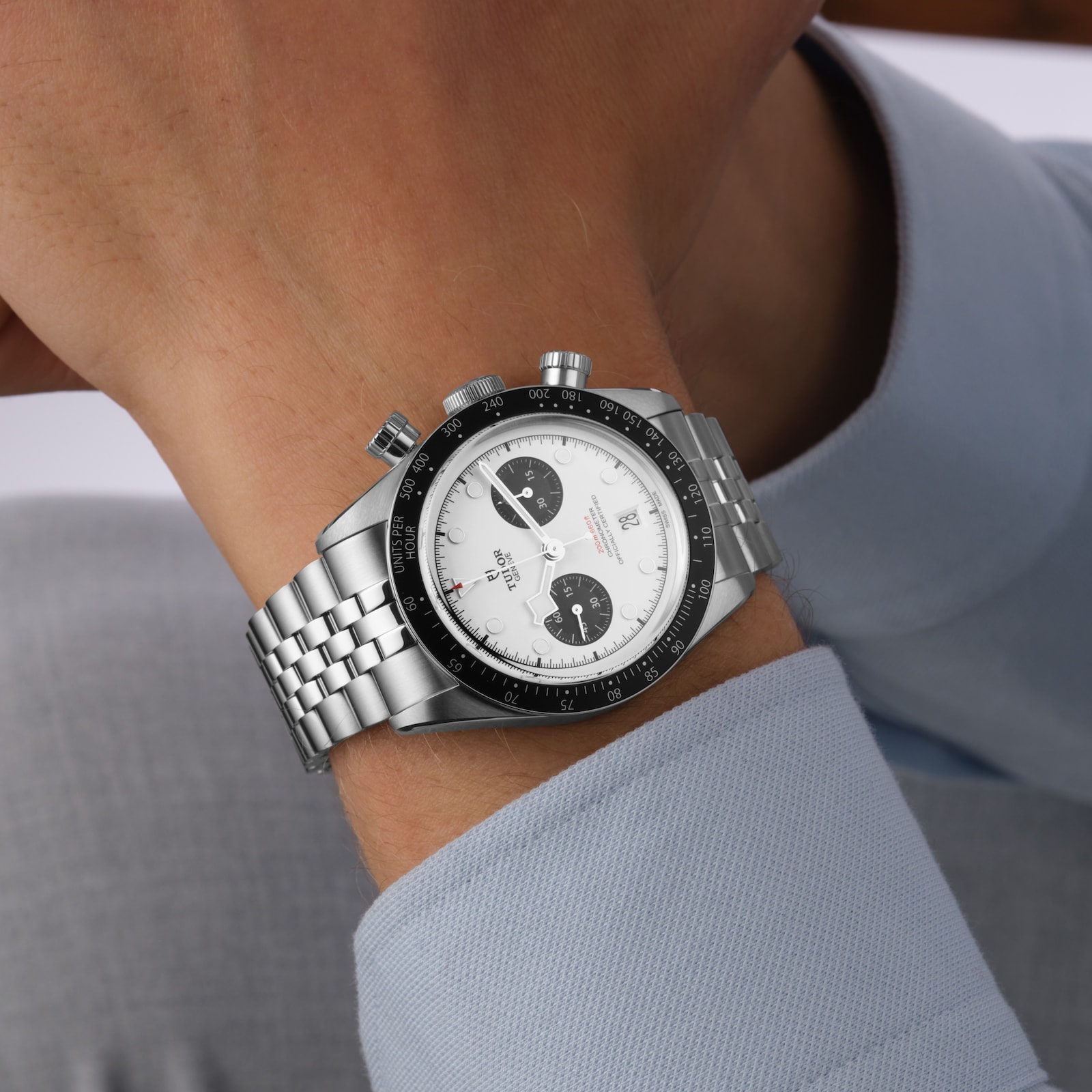 Tudor Black Bay Chrono 41mm Steel Case Steel Bracelet