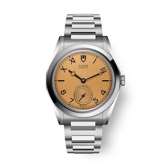 Tudor Monarch 39mm Steel Case Watch Champagne