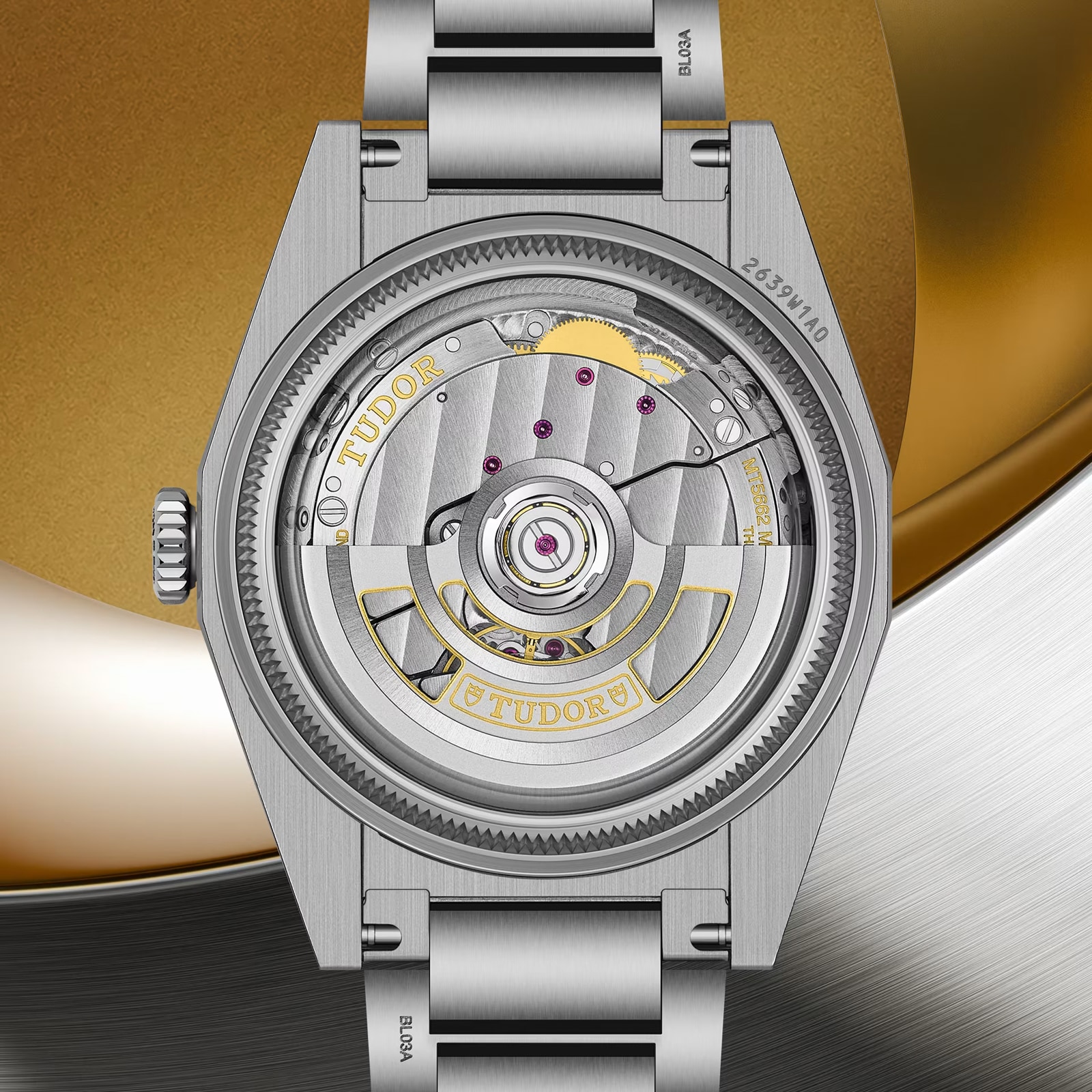 Tudor Monarch 39mm Steel Case Watch Champagne