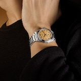 Tudor Monarch 39mm Steel Case Watch Champagne