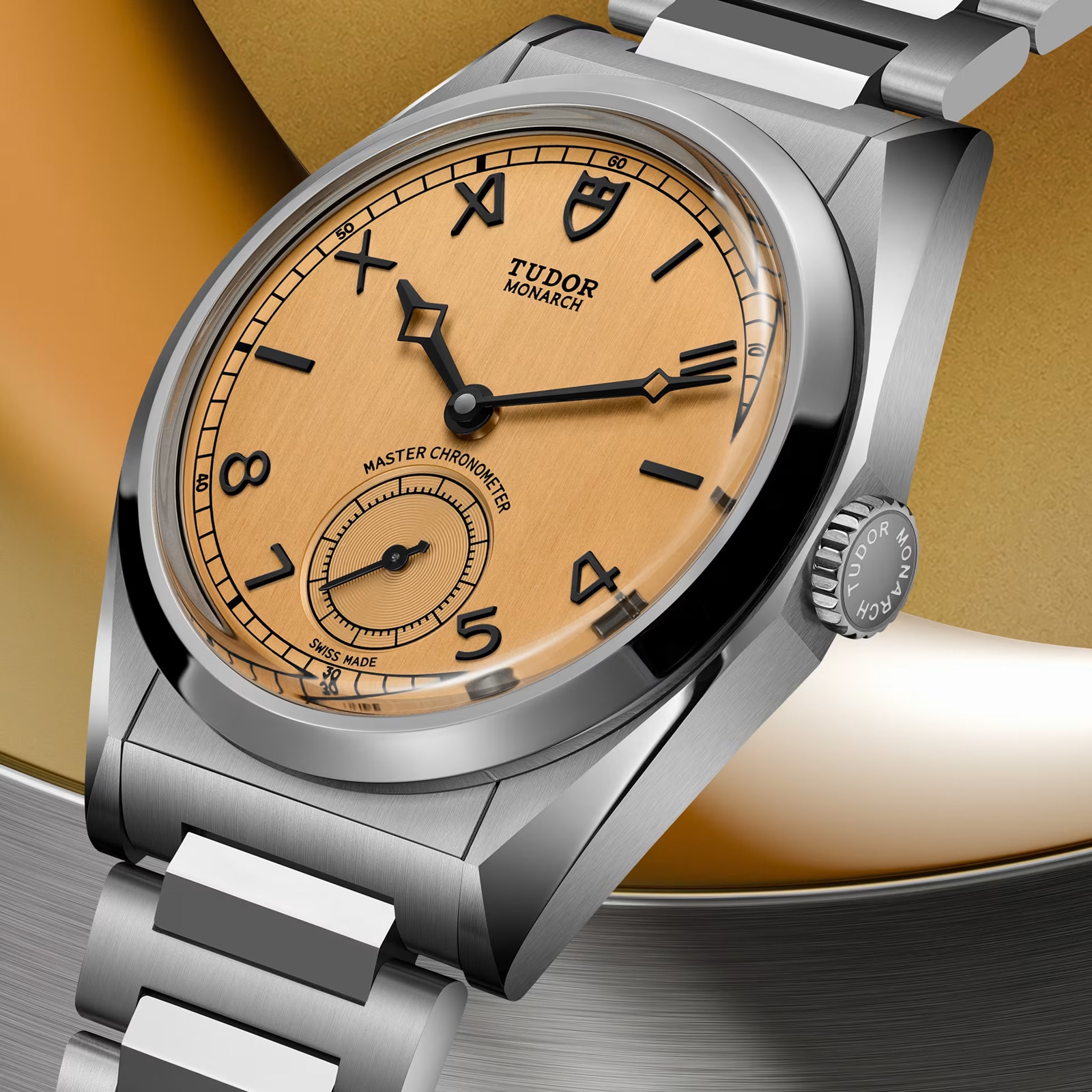 Tudor Monarch 39mm Steel Case Watch Champagne M2639W1A0U-0001 | Mayors
