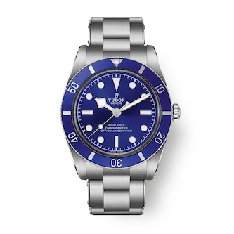 Tudor Black Bay 54 37mm Steel Case Watch Blue
