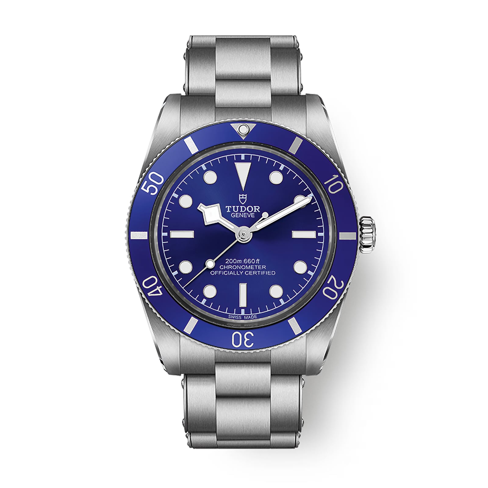 Tudor Black Bay 54 37mm Steel Case Watch Blue