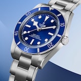 Tudor Black Bay 54 37mm Steel Case Watch Blue