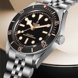Tudor Black Bay 58 39mm Steel Case Watch Black
