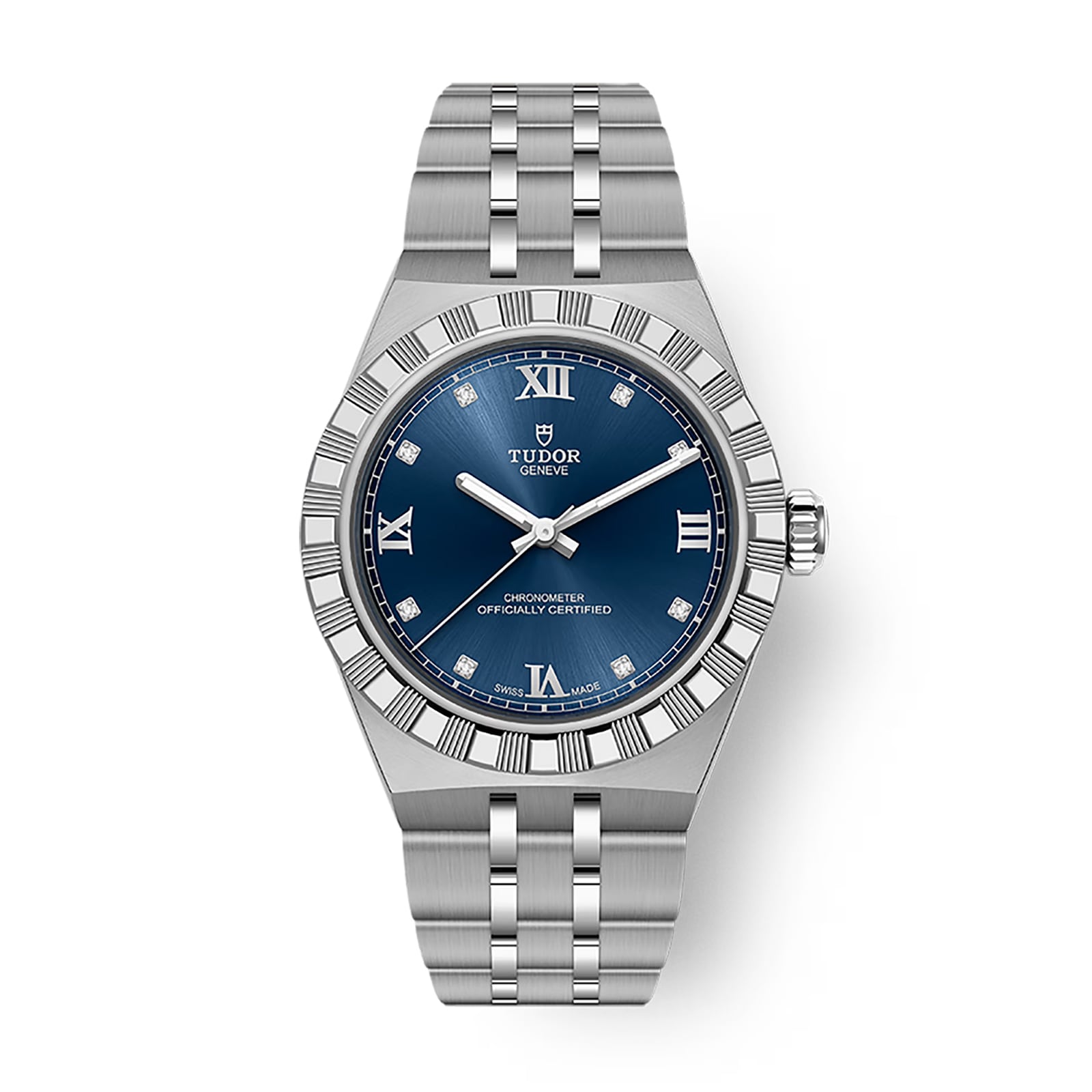 Tudor Royal 30mm Steel Case Watch Blue Tudor Royal 30mm Steel Case Watch Blue
