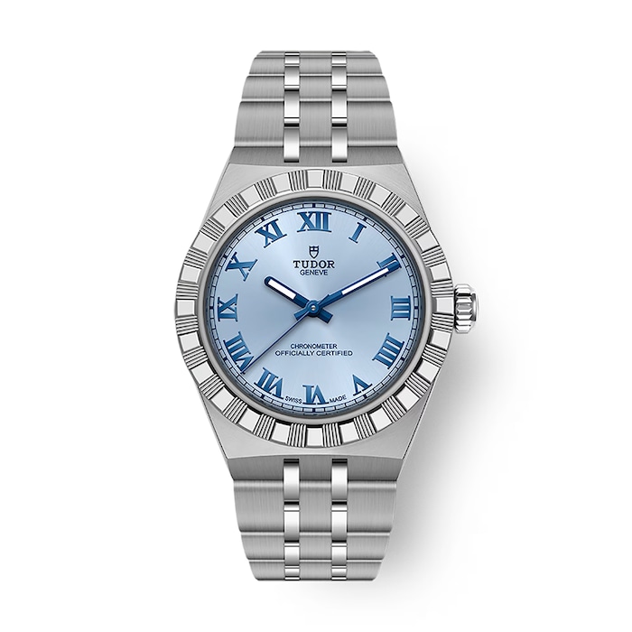 Tudor Royal 30mm Steel Case Watch Light Blue