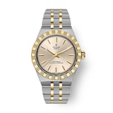 Tudor Royal 30mm Steel and Yellow Gold Case Watch Beige