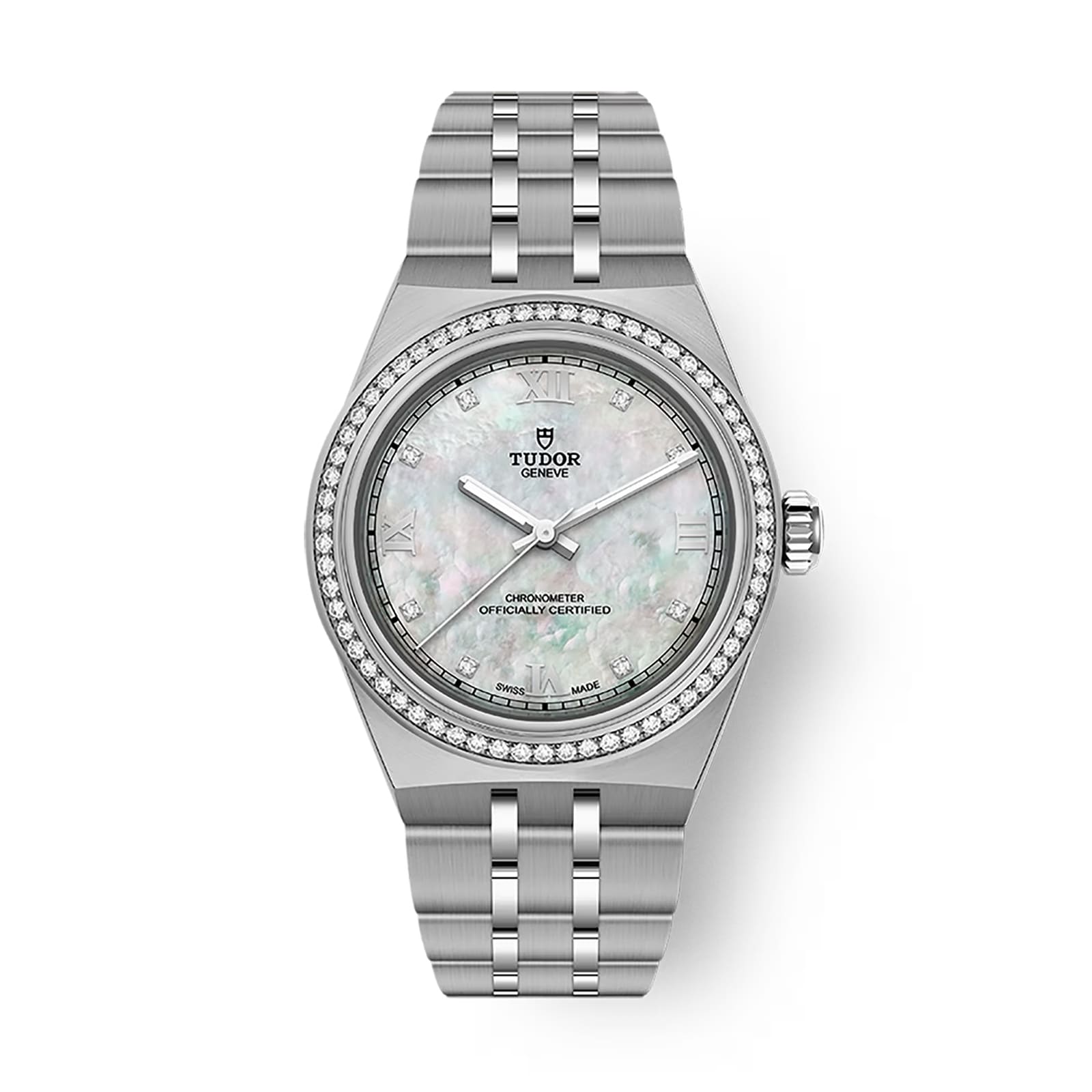 Tudor Royal 30mm Steel Case Watch Mother Of Pearl