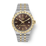 Tudor Royal 36mm Steel and Yellow Gold Case Watch Brown
