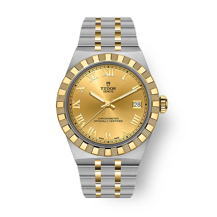 Tudor Royal 36mm Steel and Yellow Gold Case Watch