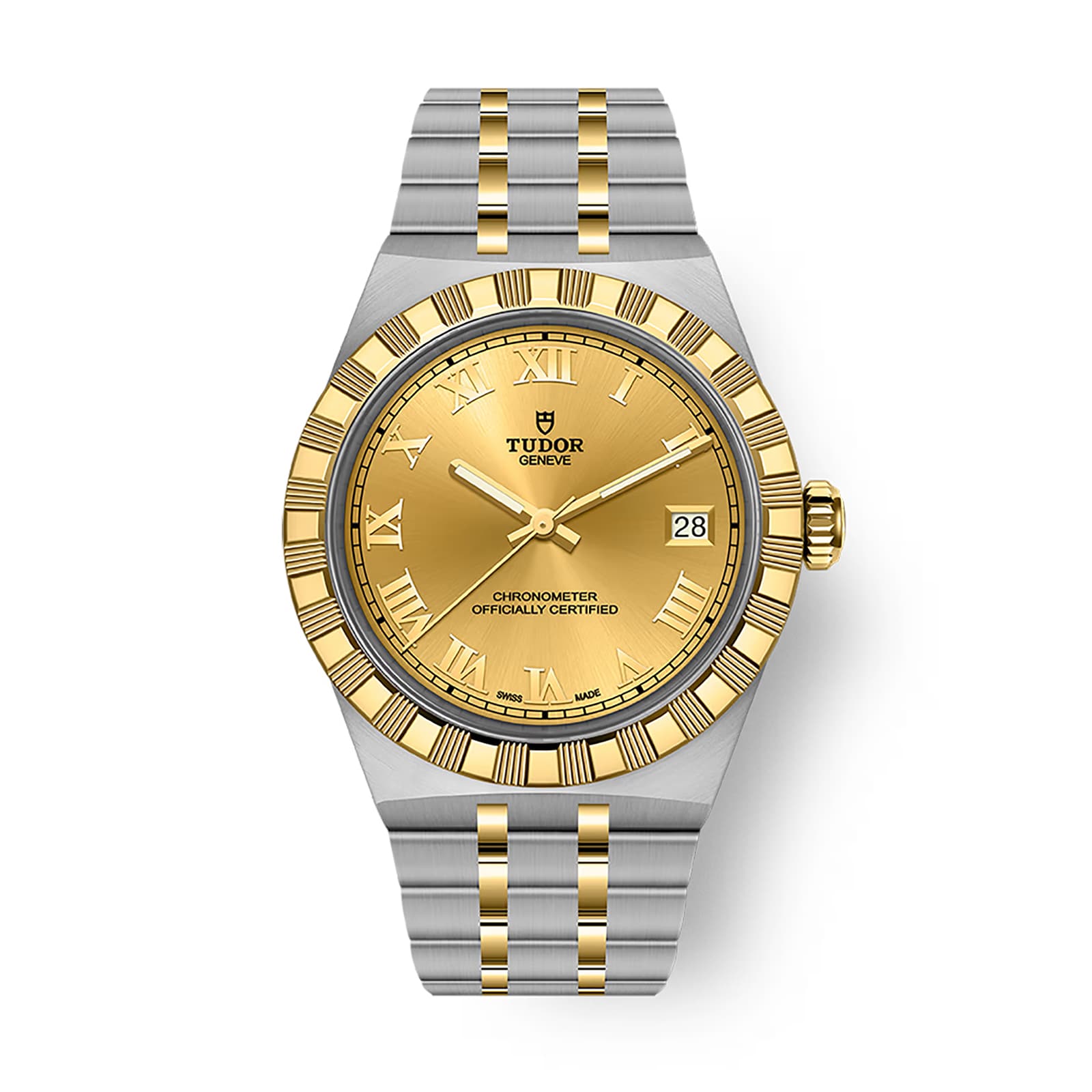 Tudor Royal 36mm Steel and Yellow Gold Case Watch