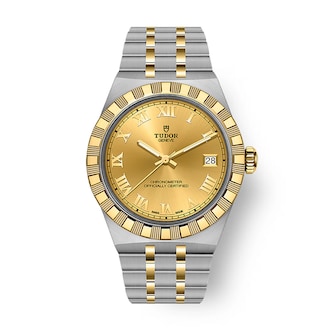 Tudor Royal 36mm Steel and Yellow Gold Case Watch