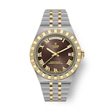 Tudor Royal 40mm Steel and Yellow Gold Case Watch Brown